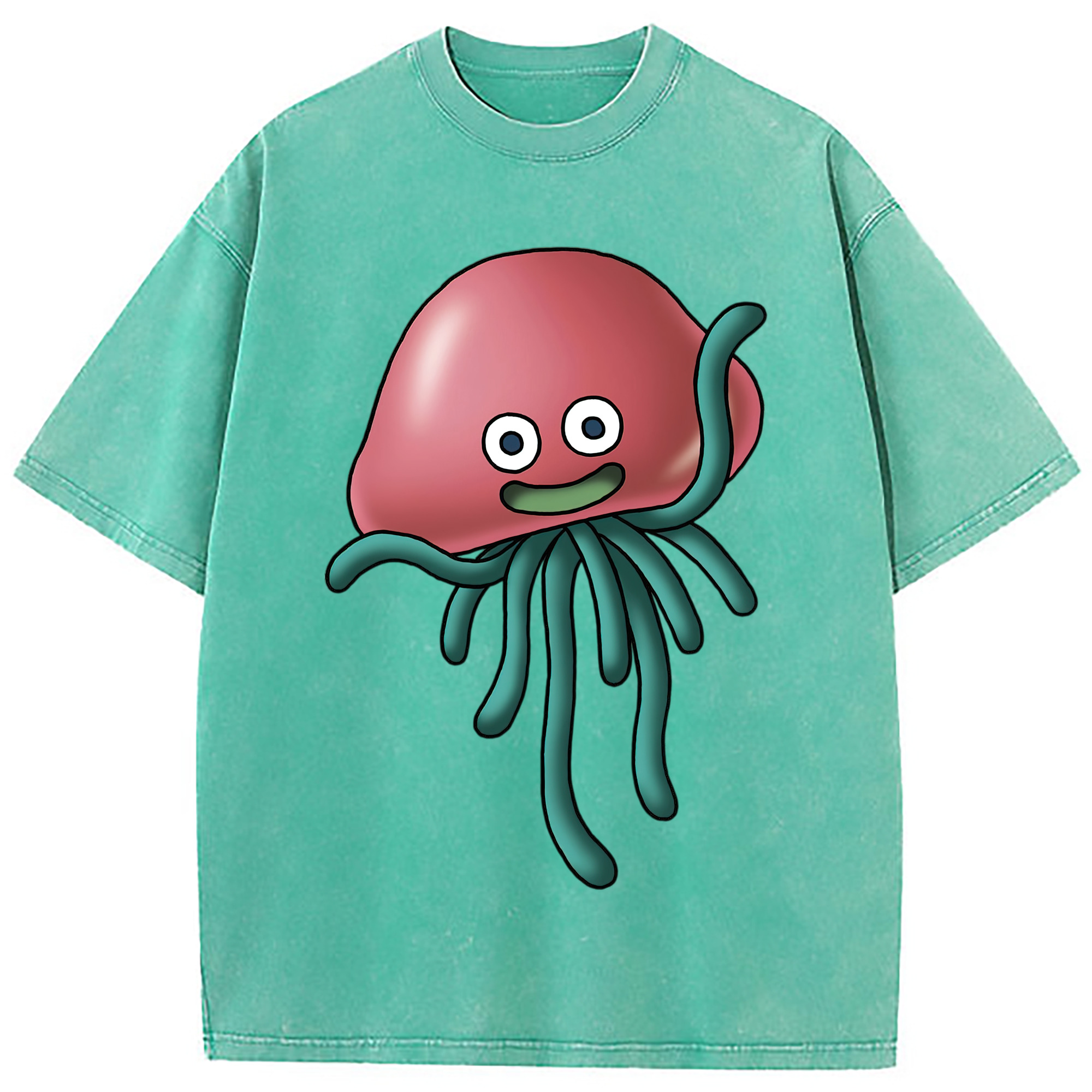 （画像用） ドラゴンクエスト Doragon Kuesuto Dragon Quest 綿100% ヴィンテージ風 半袖Tシャツ（フロントプリント）
